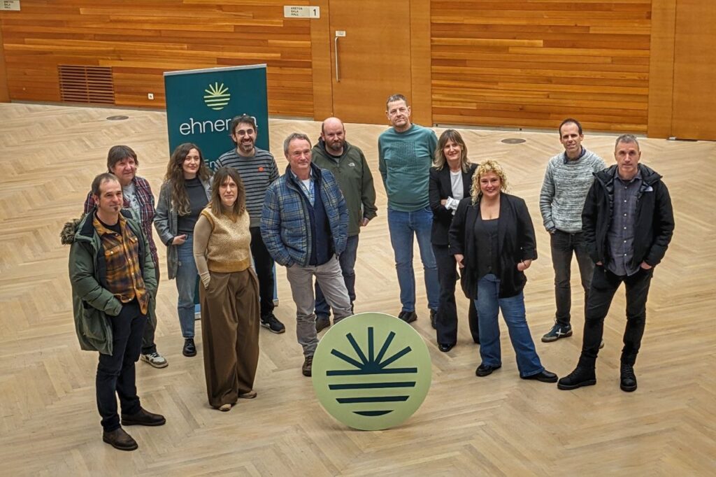 «Ehnergia» kooperatibaren prozesuan parte hartu duen taldea